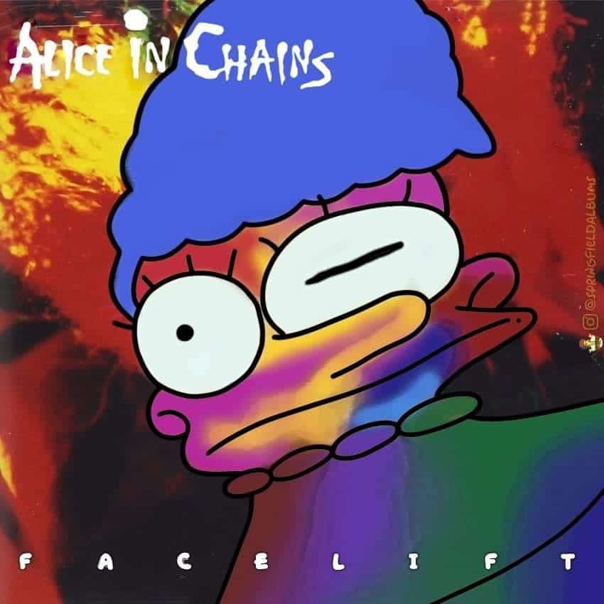 Capas de álbuns de metal divertidamente recriadas com personagens dos Simpsons 6