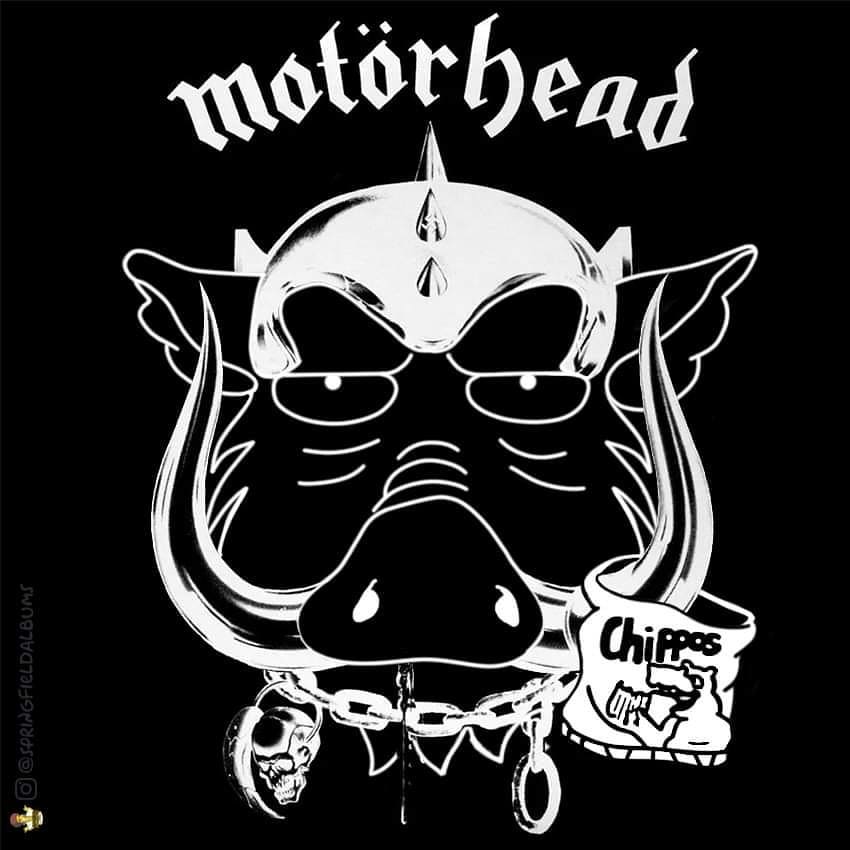 Capas de álbuns de metal divertidamente recriadas com personagens dos Simpsons 8