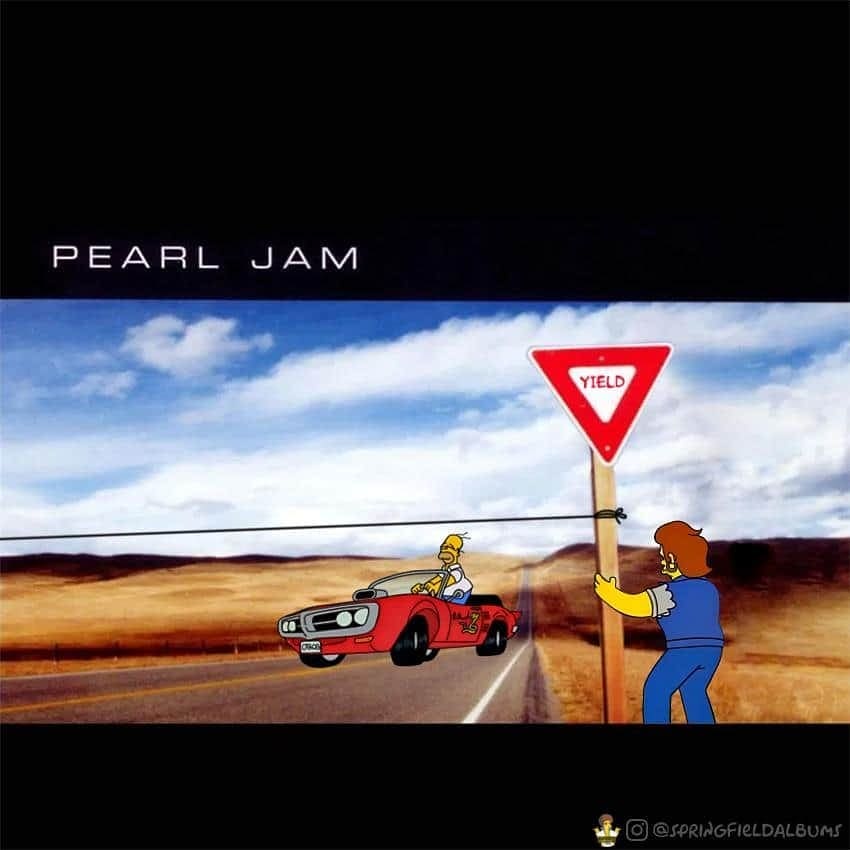 Capas de álbuns de metal divertidamente recriadas com personagens dos Simpsons 42