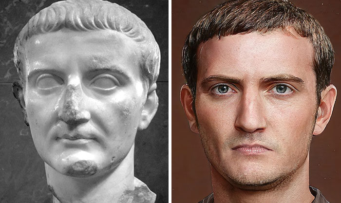 Artista mostra como os imperadores romanos eram na vida real 5