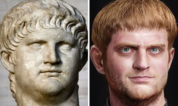 Artista mostra como os imperadores romanos eram na vida real 6