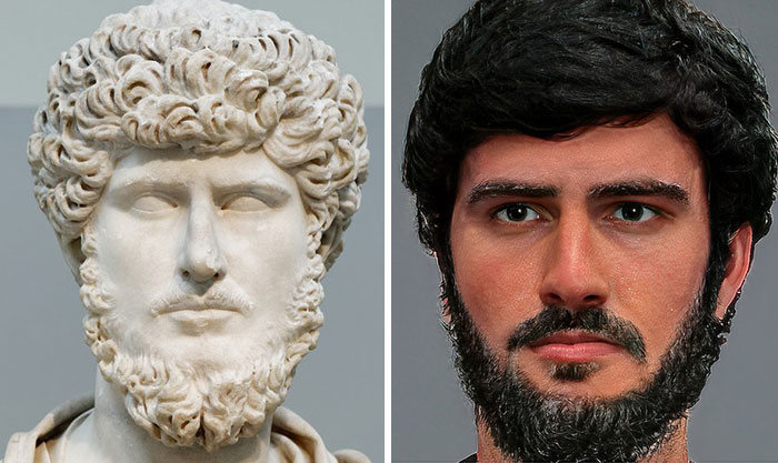 Artista mostra como os imperadores romanos eram na vida real 28