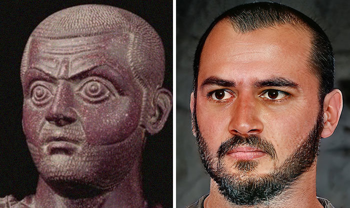 Artista mostra como os imperadores romanos eram na vida real 68
