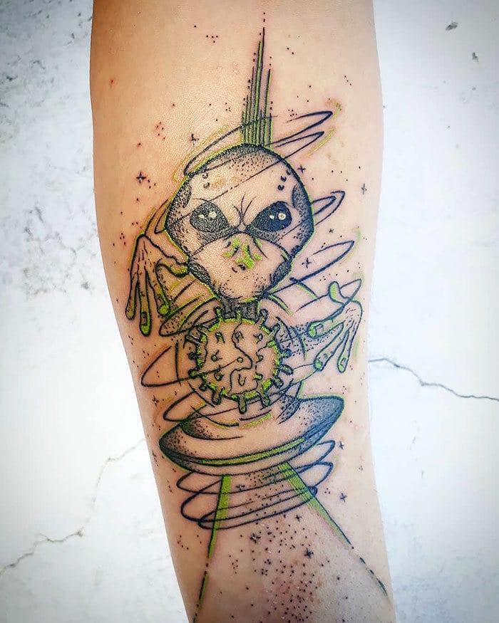 As pessoas estão fazendo tatuagens Covid-19 e aqui estão 40 das melhores 27