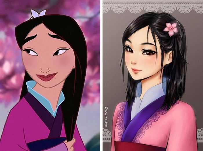 Como seriam algumas personagens da Disney se fossem animes (22 fotos) 1 Como seriam algumas personagens da Disney se fossem animes (22 fotos) 1