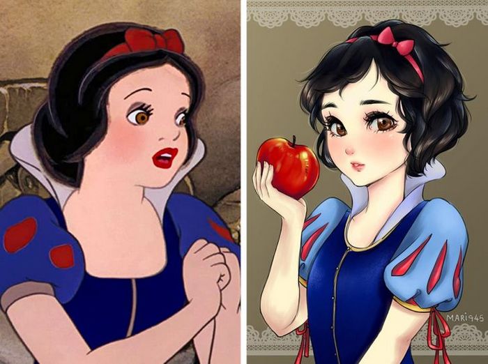 Como seriam algumas personagens da Disney se fossem animes (22 fotos) 7 Como seriam algumas personagens da Disney se fossem animes (22 fotos) 7