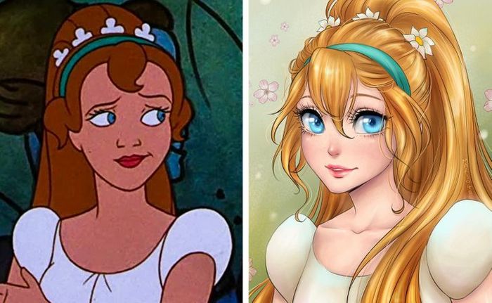 Como seriam algumas personagens da Disney se fossem animes (22 fotos) 13 Como seriam algumas personagens da Disney se fossem animes (22 fotos) 13