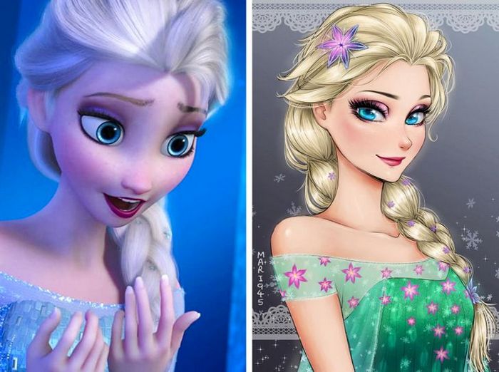 Como seriam algumas personagens da Disney se fossem animes (22 fotos) 20 Como seriam algumas personagens da Disney se fossem animes (22 fotos) 20