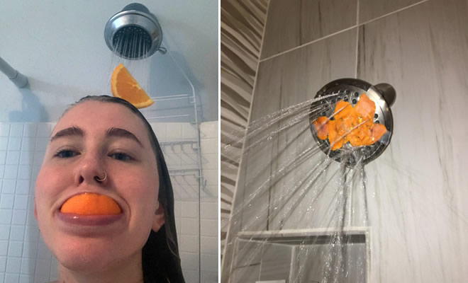 Existe uma comunidade online feita para pessoas que gostam de tomar banho de laranjas 21