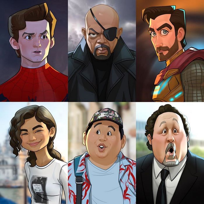 Este artista pode transformar nossos personagens e celebridades mais amados em um desenho animado (27 fotos) 19
