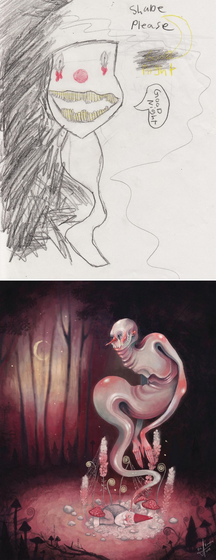 Projeto Monstro - Crianças desenham monstros e artistas recriam com sua arte 18