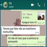 Quando sua Avó é inocente no Whatsapp