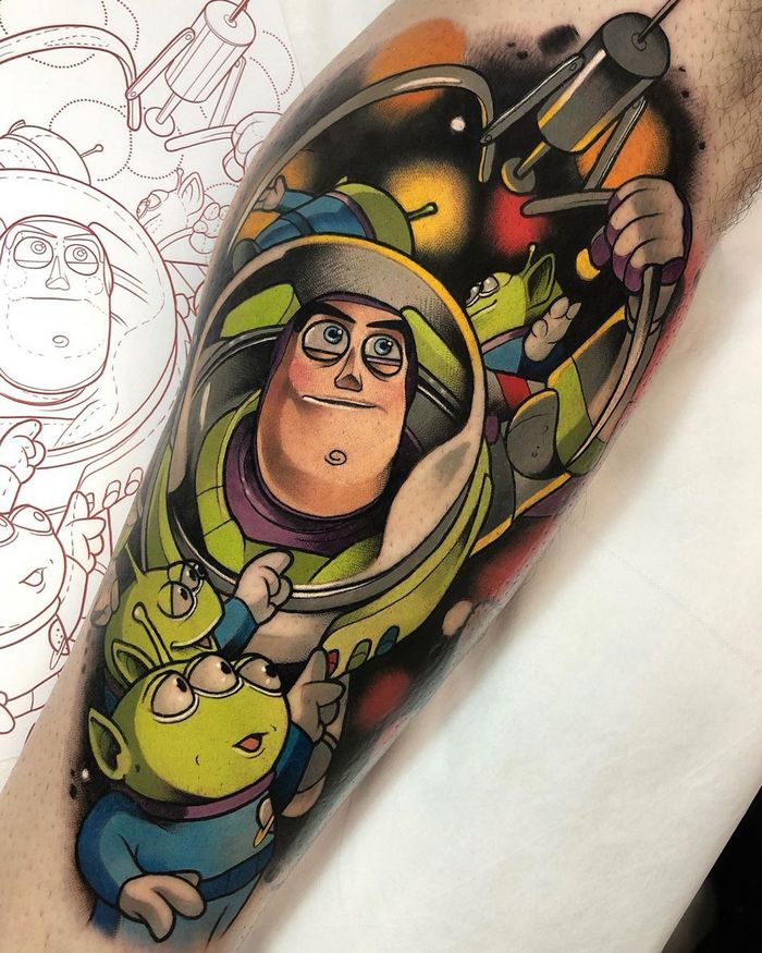 25 tatuagens para quem quer usar seus personagens favoritos na pele 23