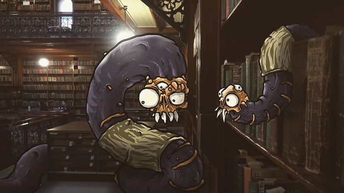 Um ilustrador adiciona monstros engraçados pela cidade 28