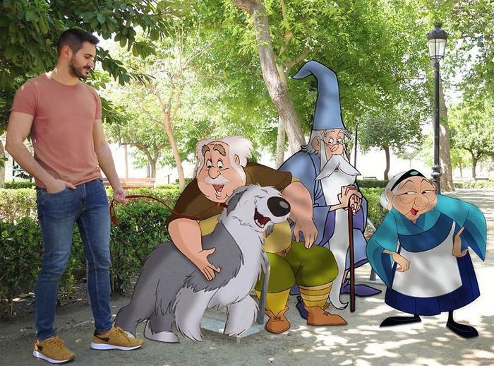 Artista adiciona personagens da Disney em suas fotos e o resultado é incrível 10