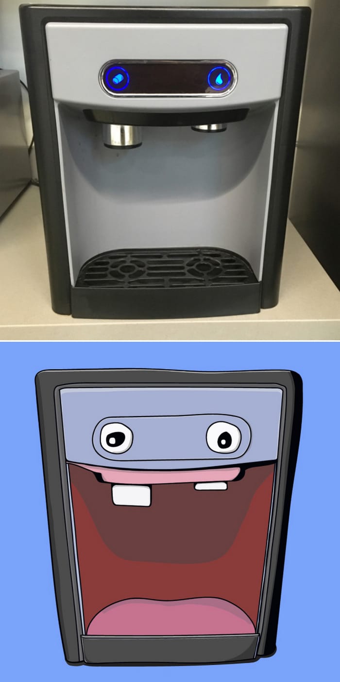 Artista com pareidolia resolveu ilustrar como ele enxerga as coisas em sua volta 3