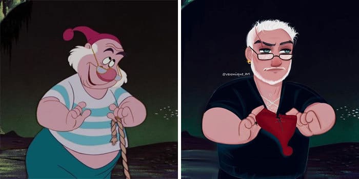 Artista reimagina personagens da Disney como mulheres e homens modernos 7