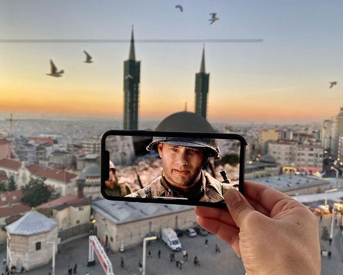 Fotos divertidas tiradas com dois smartphone 5