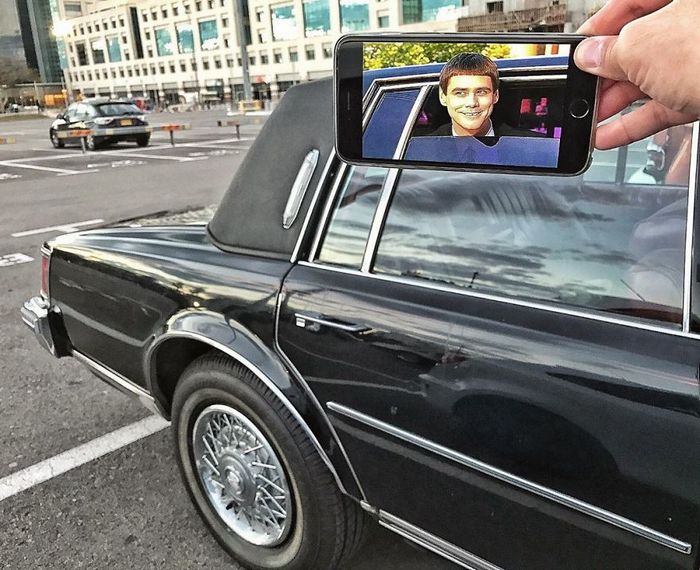 Fotos divertidas tiradas com dois smartphone 7