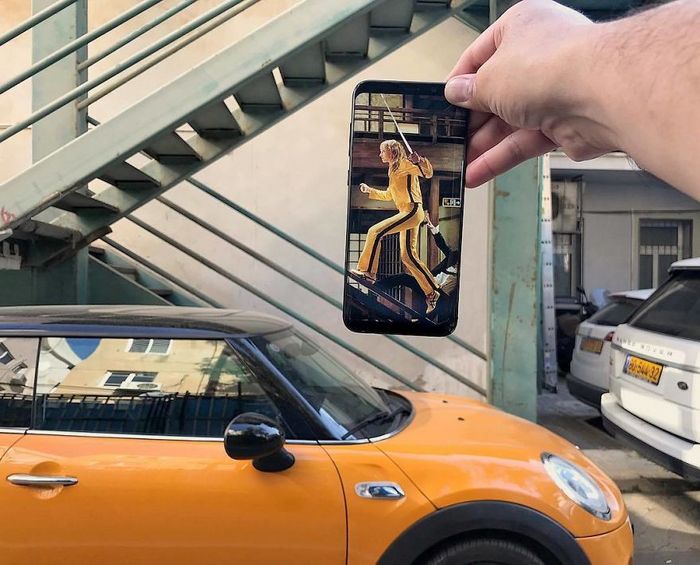 Fotos divertidas tiradas com dois smartphone 11