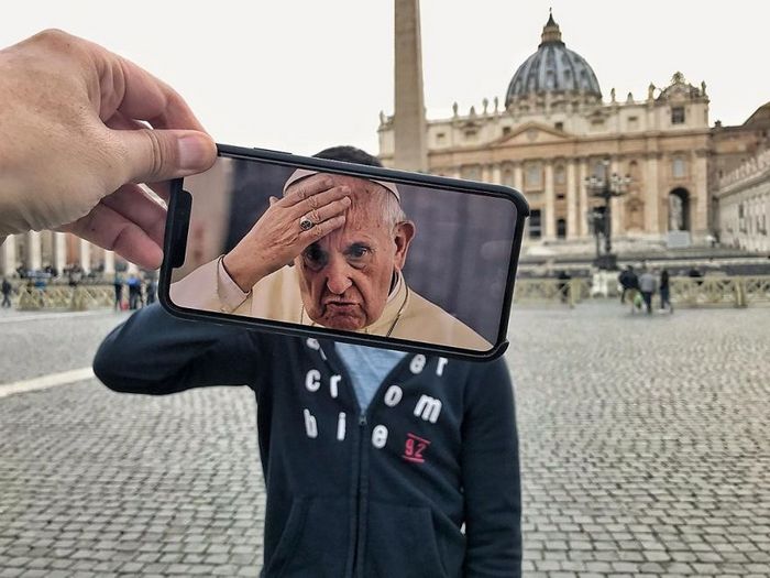 Fotos divertidas tiradas com dois smartphone 18