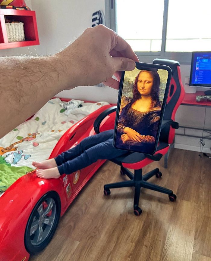 Fotos divertidas tiradas com dois smartphone 25