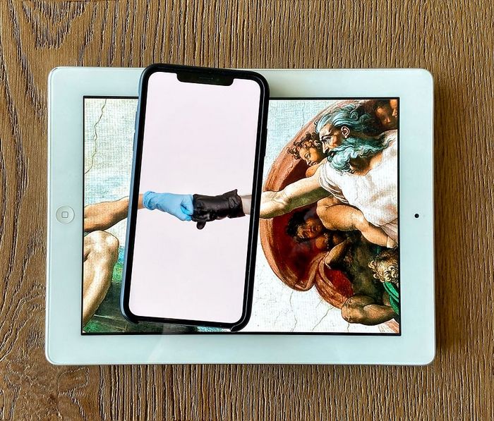 Fotos divertidas tiradas com dois smartphone 29