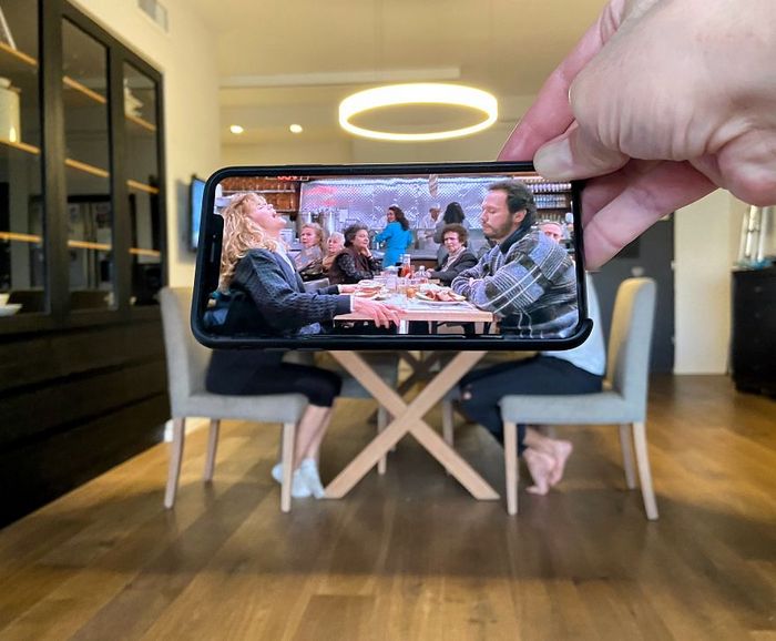 Fotos divertidas tiradas com dois smartphone 31