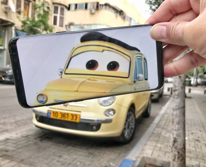 Fotos divertidas tiradas com dois smartphone 40