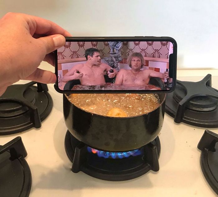 Fotos divertidas tiradas com dois smartphone 42