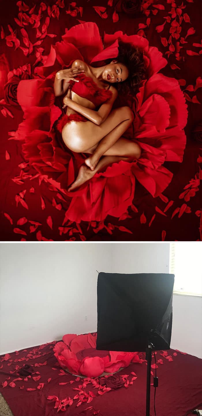 Modelo tira autorretratos dignos de capa de revista em casa totalmente sozinha 2