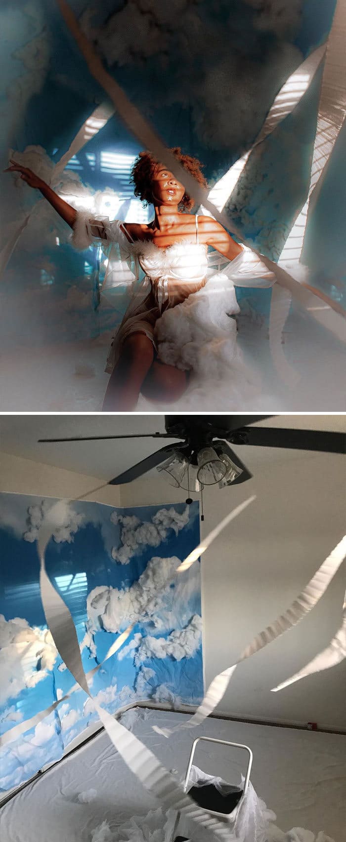 Modelo tira autorretratos dignos de capa de revista em casa totalmente sozinha 4