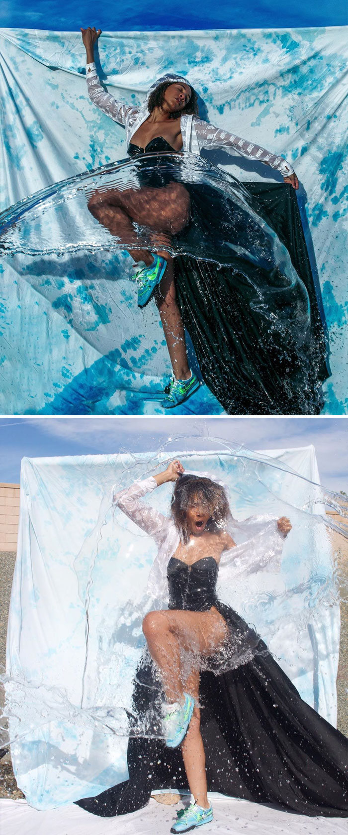 Modelo tira autorretratos dignos de capa de revista em casa totalmente sozinha 13