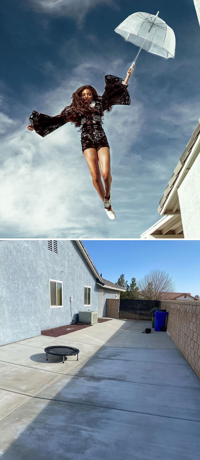 Modelo tira autorretratos dignos de capa de revista em casa totalmente sozinha 15