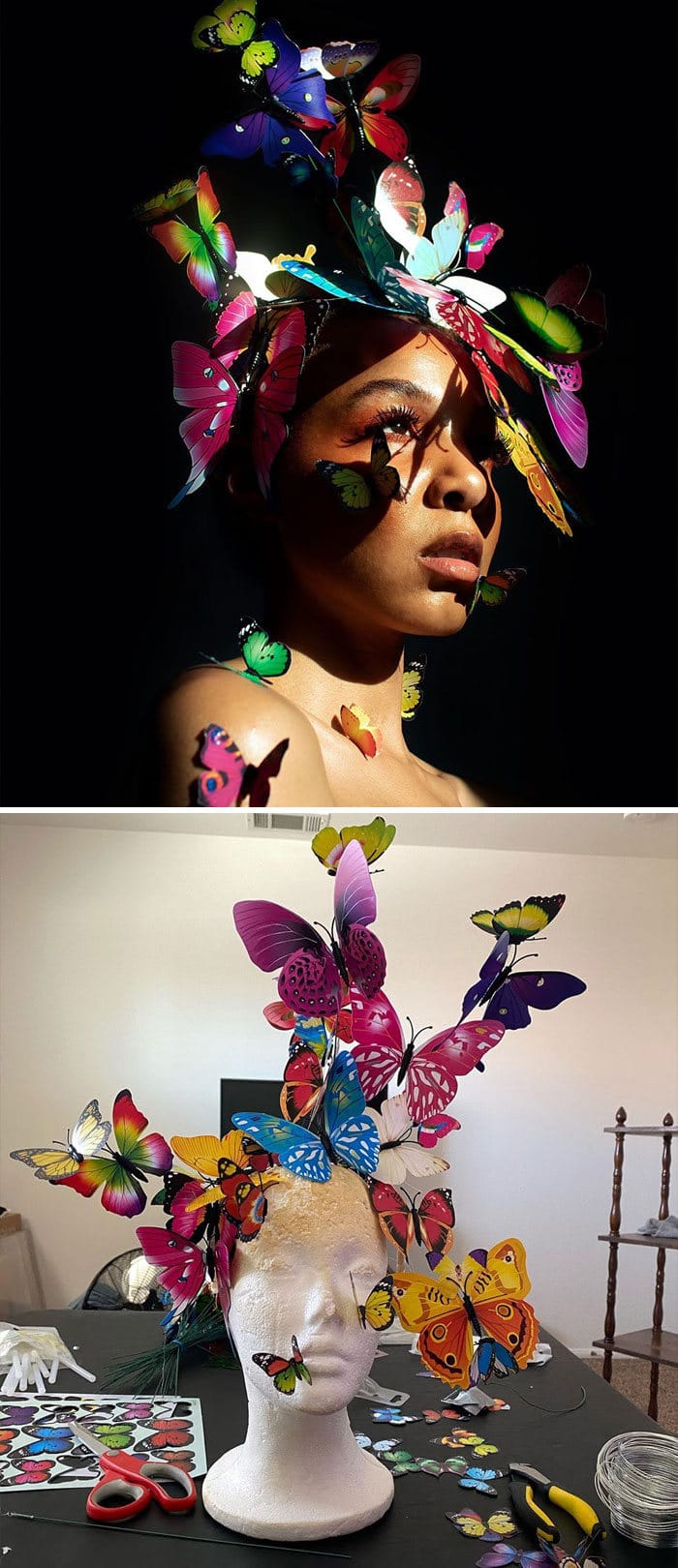 Modelo tira autorretratos dignos de capa de revista em casa totalmente sozinha 19