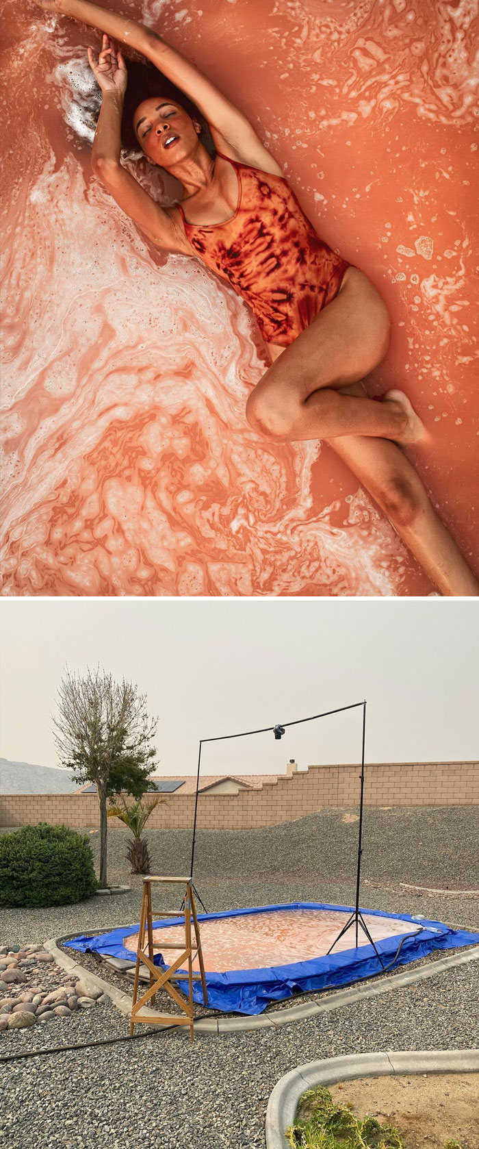 Modelo tira autorretratos dignos de capa de revista em casa totalmente sozinha 24