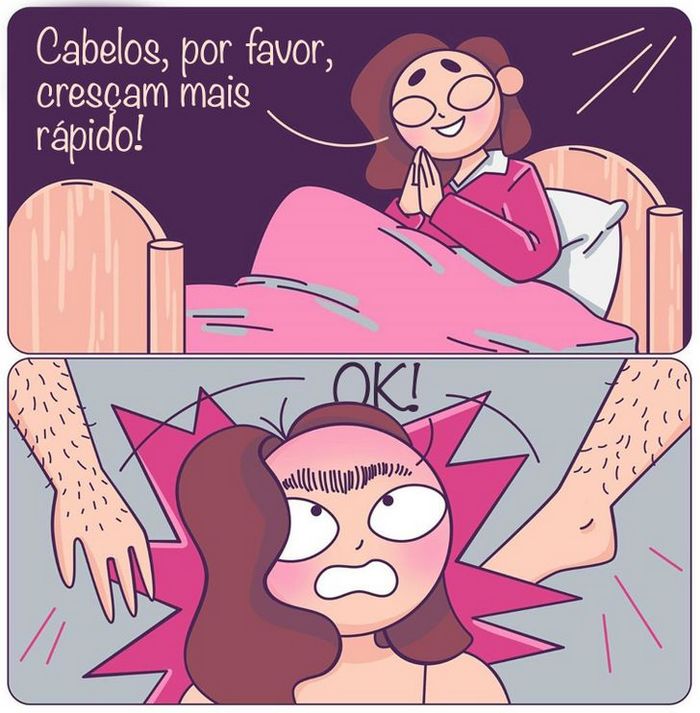 25 quadrinhos provando que ser mulher é difícil 5