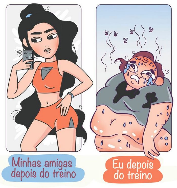 25 quadrinhos provando que ser mulher é difícil 9