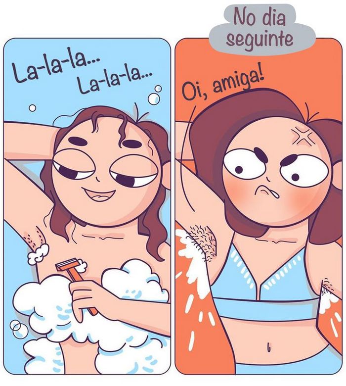 25 quadrinhos provando que ser mulher é difícil 22