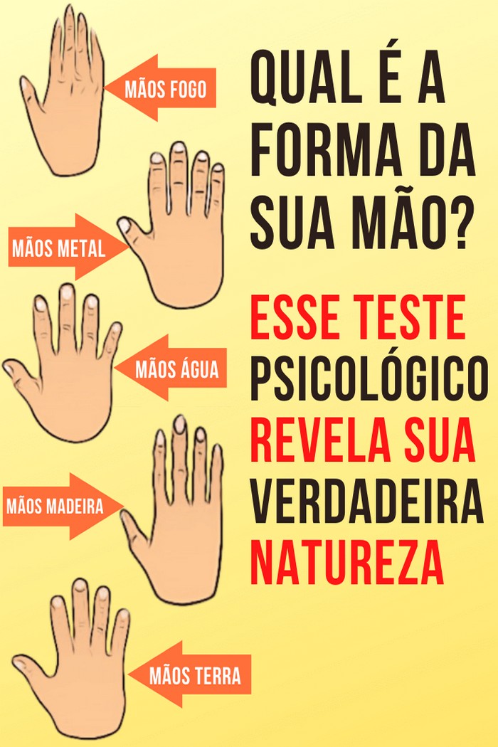 Teste psicológico forma da sua mão revela sua verdadeira natureza 1