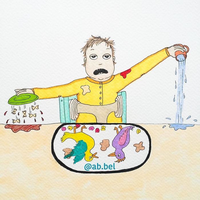 Uma mãe norueguesa mostra sua vida em ilustrações irônicas 23