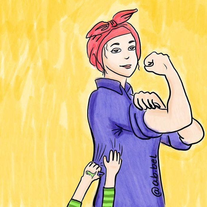 Uma mãe norueguesa mostra sua vida em ilustrações irônicas 25