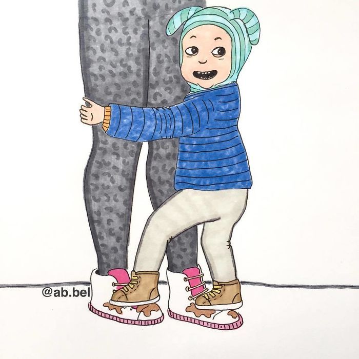 Uma mãe norueguesa mostra sua vida em ilustrações irônicas 39