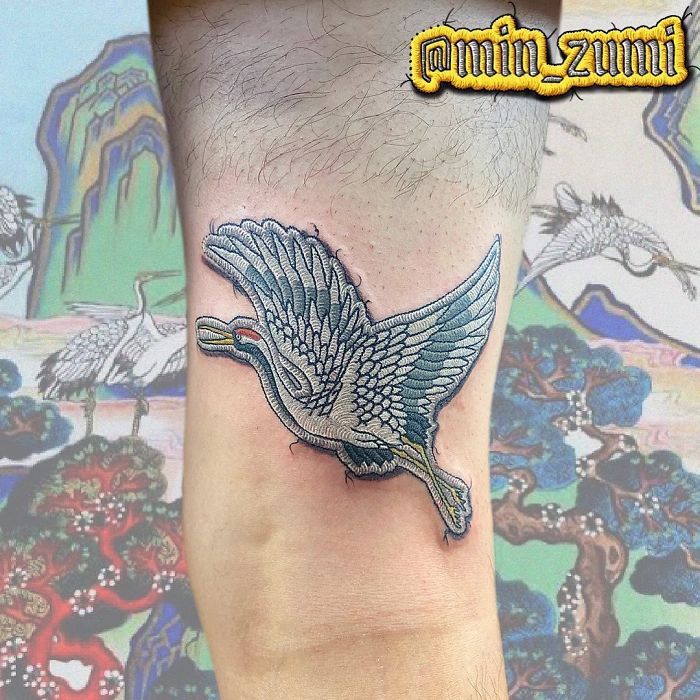 Artista cria tatuagens que parecem remendos costurados e aqui estão 44 de suas obras mais impressionantes 27