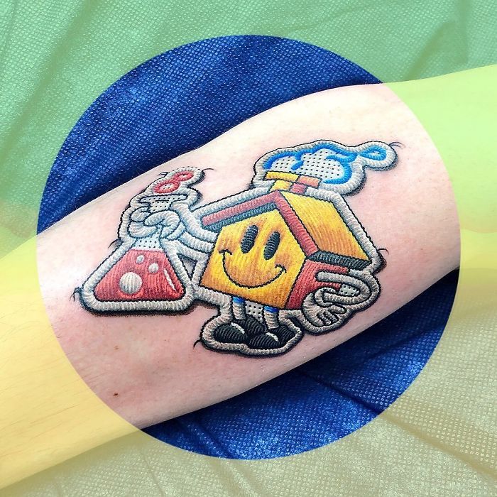 Artista cria tatuagens que parecem remendos costurados e aqui estão 44 de suas obras mais impressionantes 32
