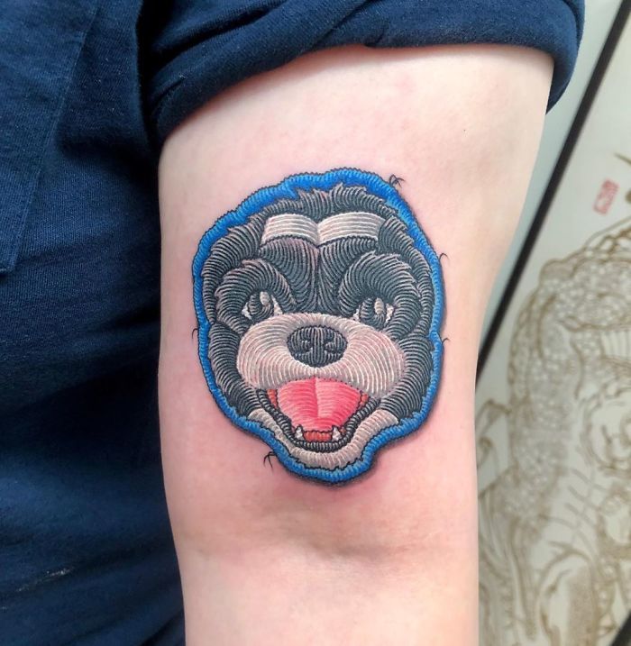 Artista cria tatuagens que parecem remendos costurados e aqui estão 44 de suas obras mais impressionantes 38