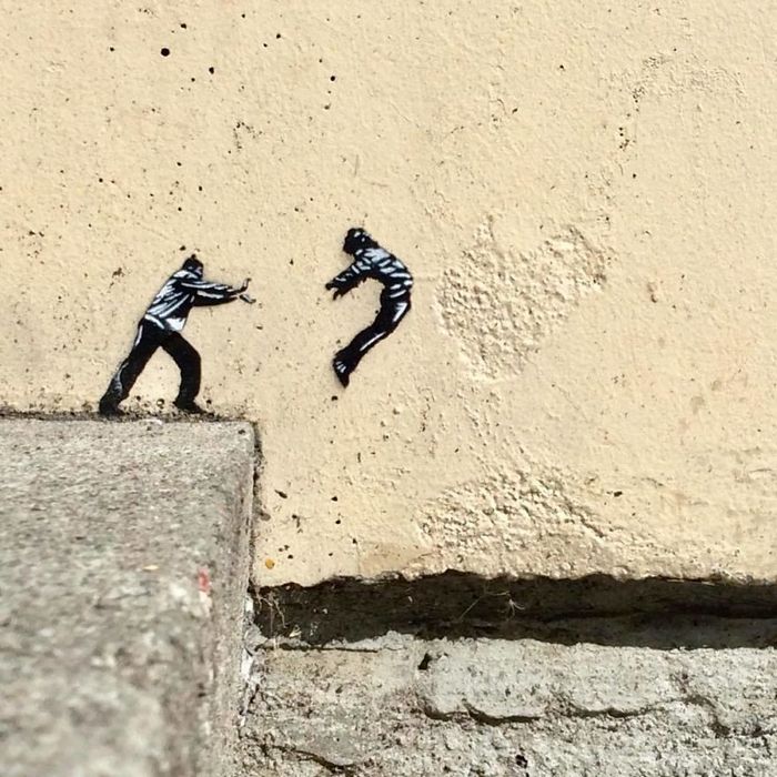 Artista de rua JPS faz sua arte em lugares que a maioria das pessoas negligenciaria 9