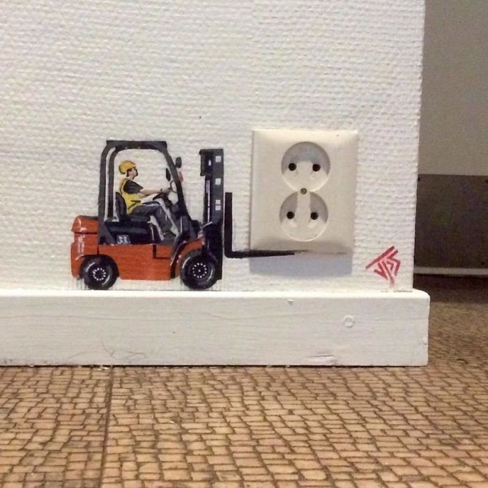 Artista de rua JPS faz sua arte em lugares que a maioria das pessoas negligenciaria 10