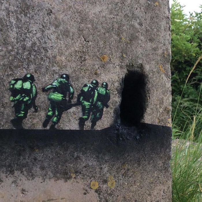 Artista de rua JPS faz sua arte em lugares que a maioria das pessoas negligenciaria 11