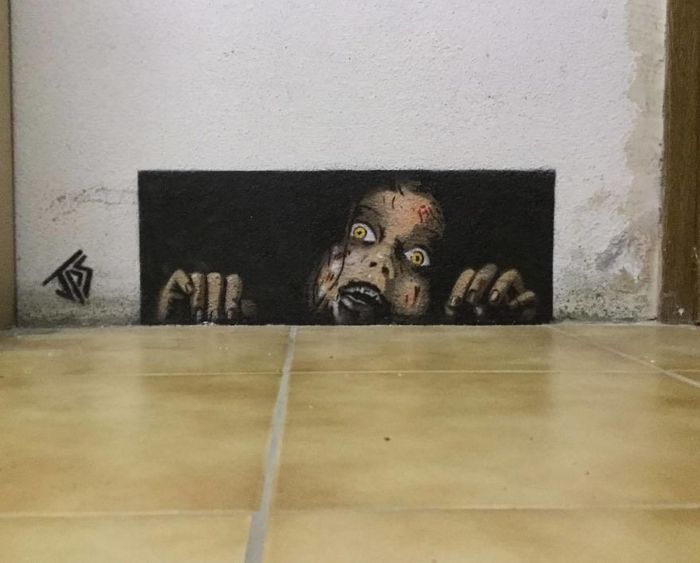 Artista de rua JPS faz sua arte em lugares que a maioria das pessoas negligenciaria 25